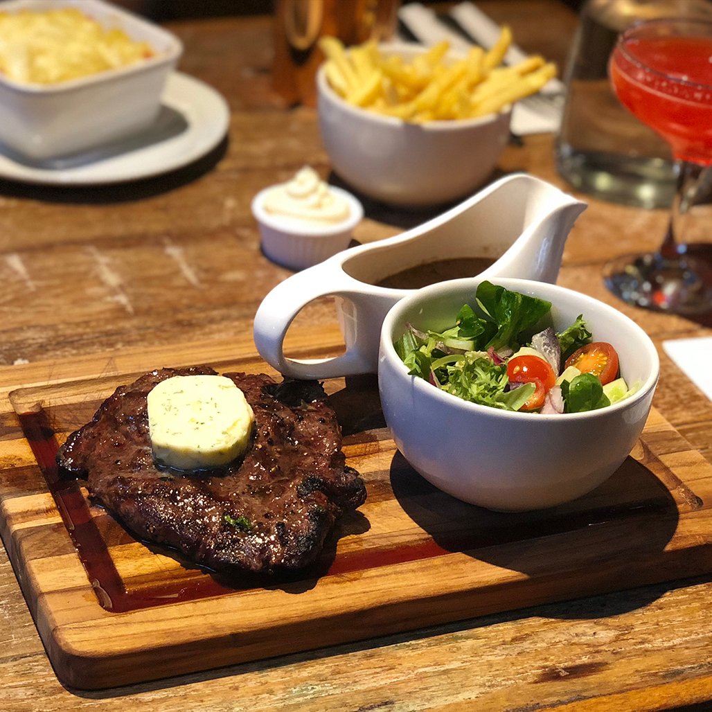 BohoCamden's tweet photo. Great shot of classic Flat Iron steak 📸 #Boho https://t.co/9abZUOnIUG