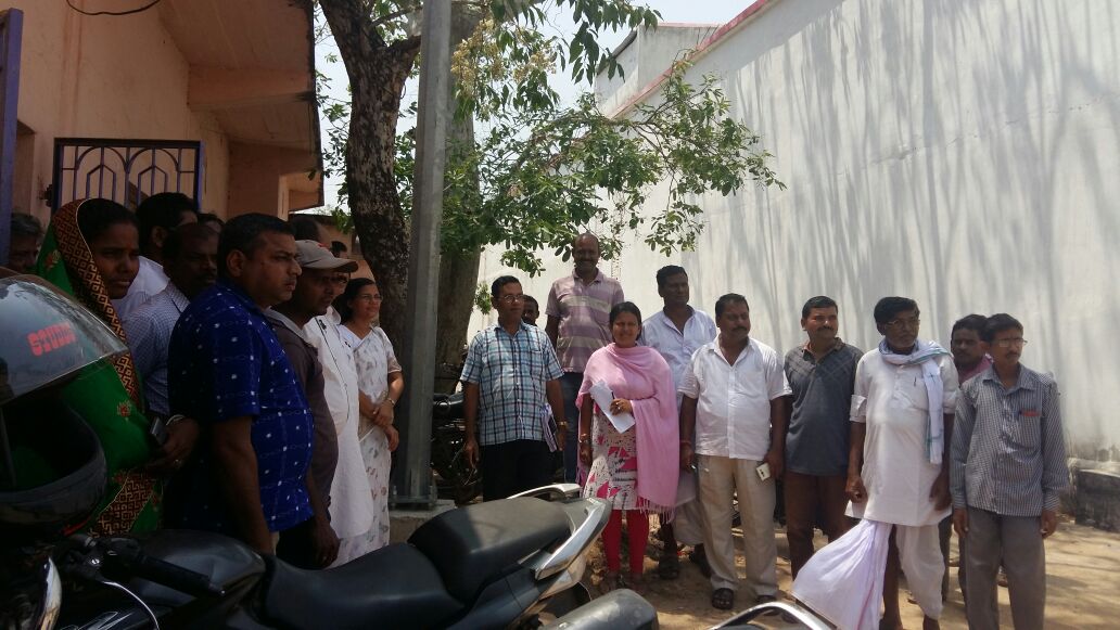 Innaguration of Hi-Max light post and cold drinking water at Tihidi Block campus in presence of chairman &amp; BDO Tihidi on 08/05/2018.