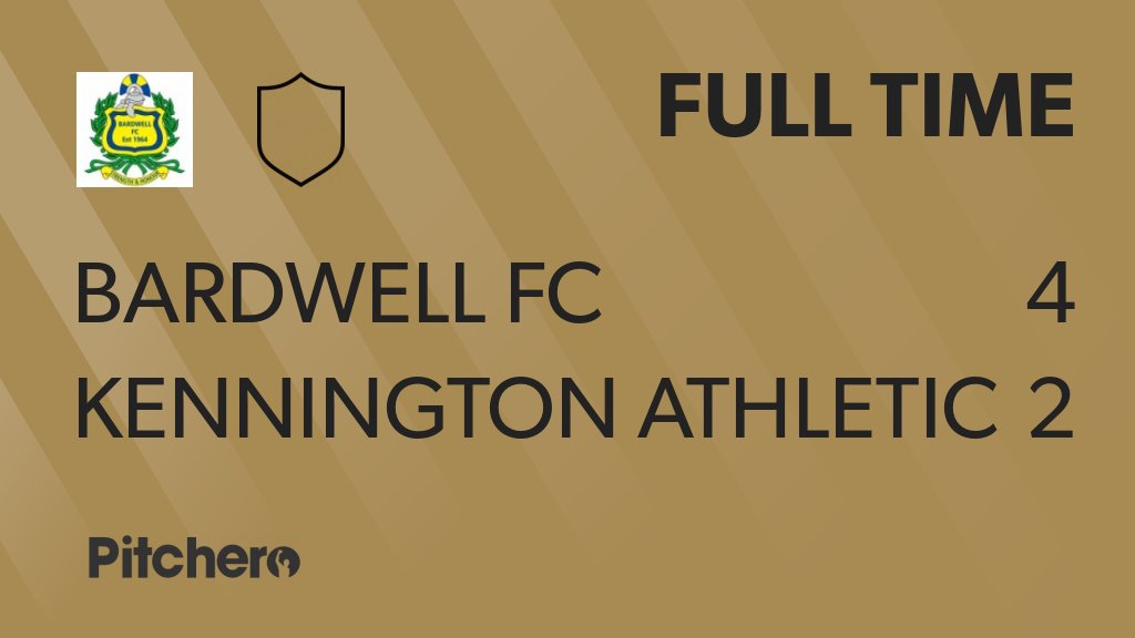 FULL TIME: Bardwell FC 4 - 2 Kennington Athletic
#BARKEN #Pitchero
bardwellfc.com/teams/68306/ma…