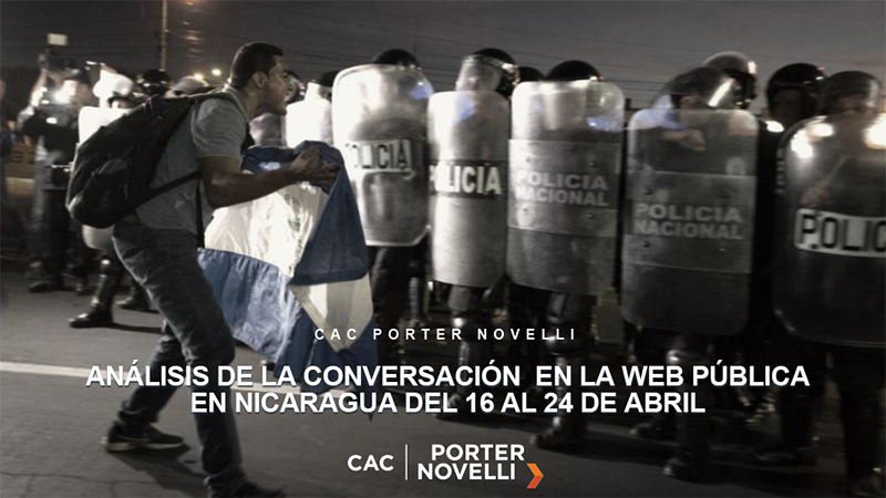 PorterNovelliNi's tweet photo. Conversación digital sobre la crisis en #Nicaragua con altos niveles de interacción en la web pública.

Revisá nuestro más reciente estudio: https://t.co/Pn2vML18th https://t.co/ctLtz8YfgP