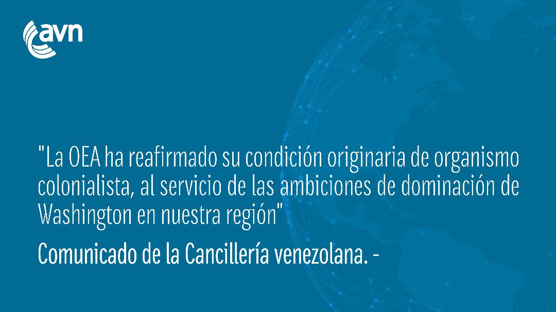 avnve's tweet photo. 🇻🇪Venezuela rechaza agresiones del vicepresidente estadounidense 
➡ https://t.co/YNSE3i5an8 https://t.co/pkqsIzd9XA