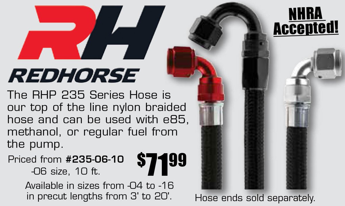 AADiscountAuto's tweet photo. WOW! Redhorse RHP 235 Series Hose On Sale Starting At $71.99 EA.
Hose ends sold separately. https://t.co/NOCxcZpzaj
#Redhorse #RedhorseRHP #RedhorseHose #AADiscountAuto #AAPerformance https://t.co/KPO9WhUBi1