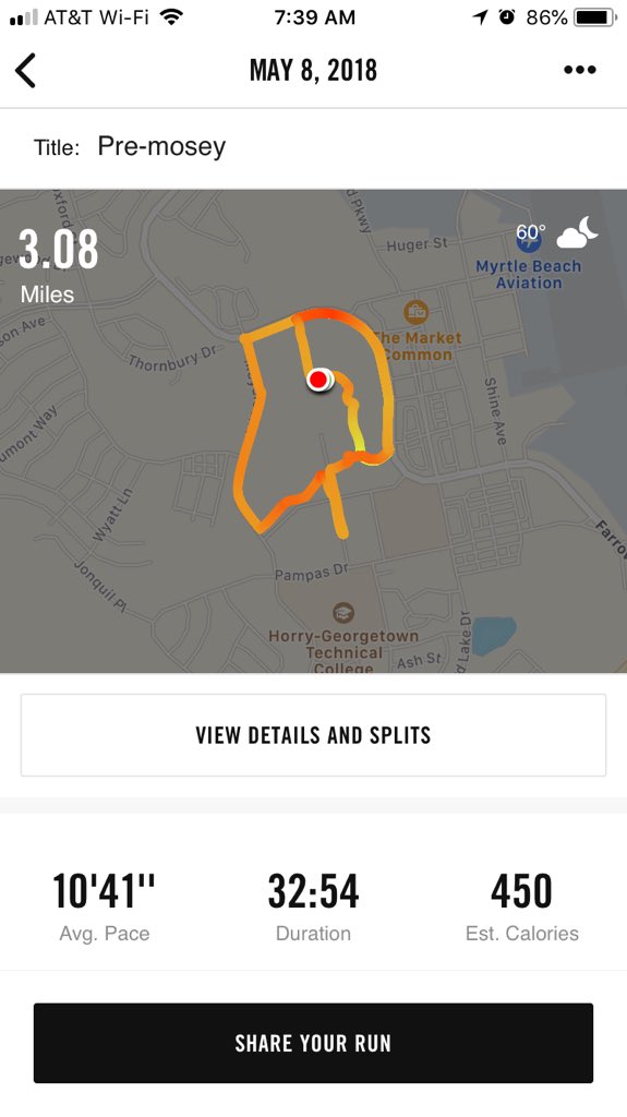 rickycox843's tweet photo. @F3OneCall @F3GrandStrand One pax for a lonely pre-mosey. #notarun #tooslow https://t.co/sZQy5APLOw