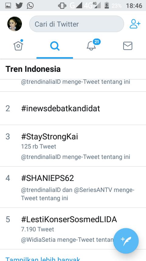 Sudah muncul nih
#LestiKonserSosmedLIDA