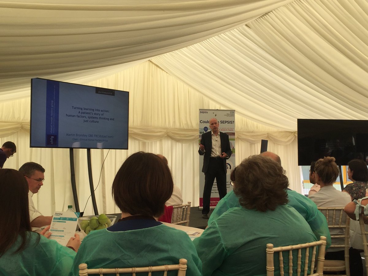 MichaelaTait8's tweet photo. A full room for #MartinBromiley PBE Amazing man. We are privileged to hear from him #EventInTheTent2018 @MKHospital https://t.co/BejwQdrrGo