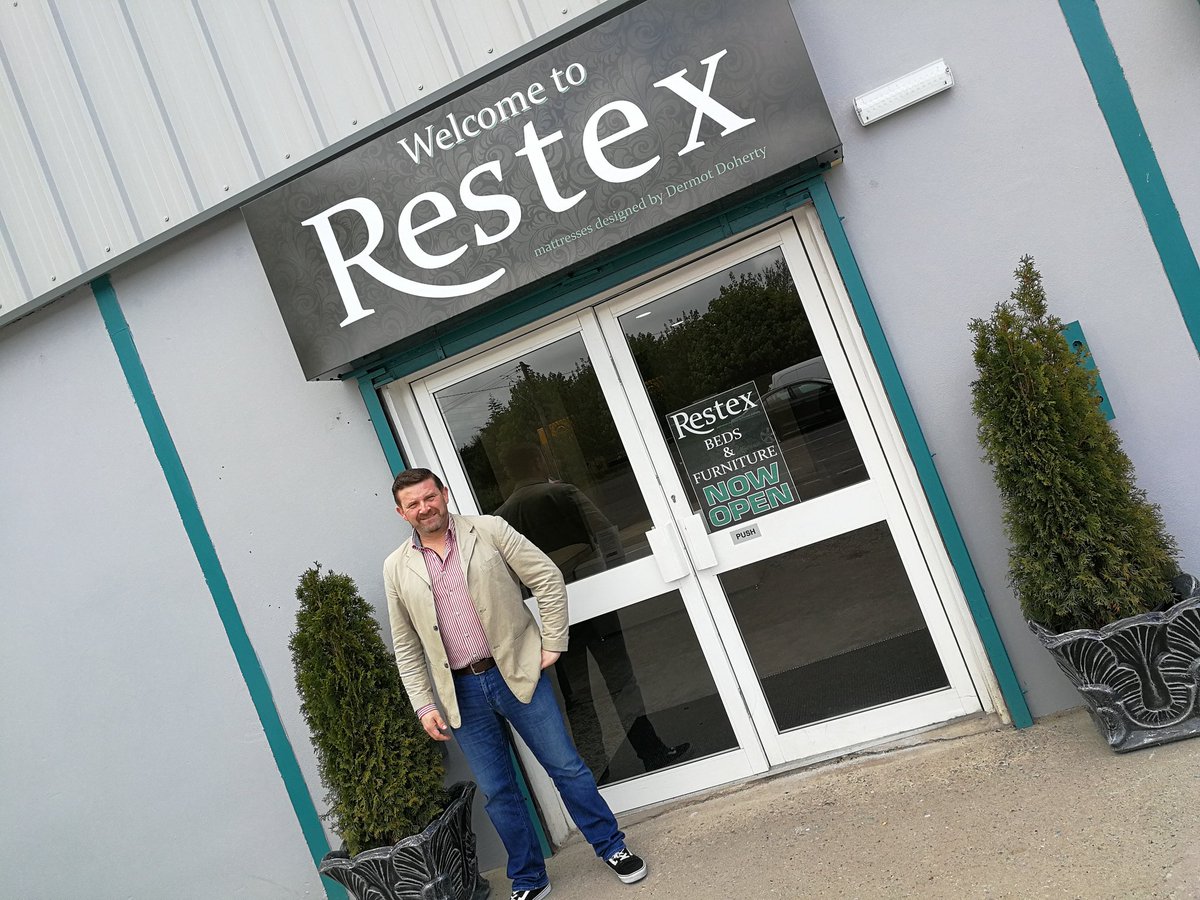 Brand new home for Restex opposite <a href="/MountErrigal/">Mount Errigal Hotel</a> Hotel. Best of luck to Dermot. Good to have you back in Letterkenny