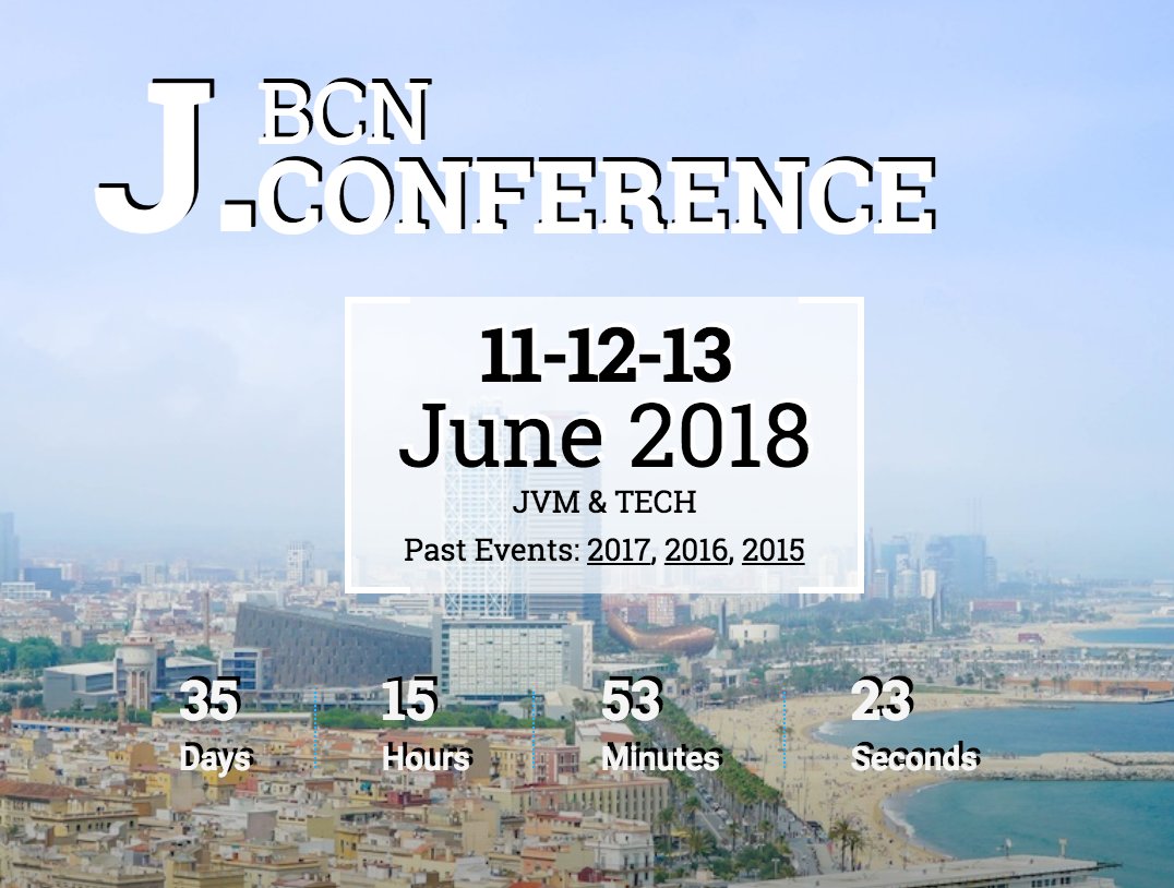 Glad to welcome <a href="/JaapCoomans/">Jaap Coomans</a> as speaker to #jbcn18 talking about "Apache Kafka from the trenches" buff.ly/2HWABSN #apachekafka