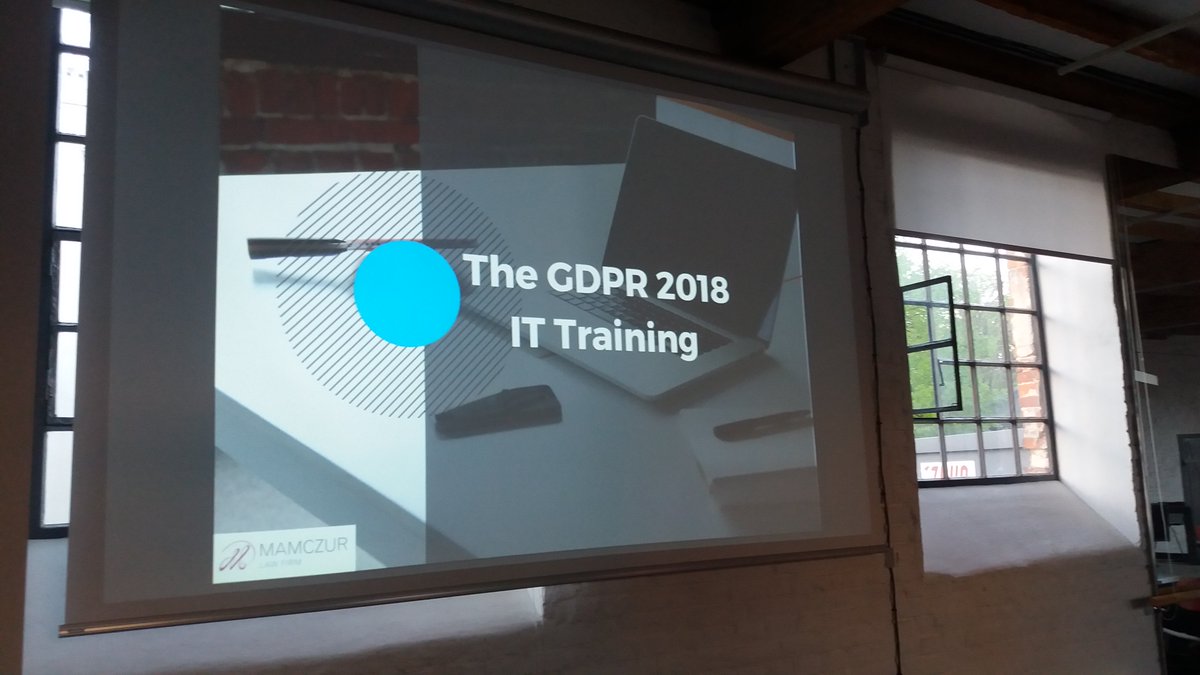 MamczurJoanna's tweet photo. A nice memory from the #GDPR workshops that I held in April for #startup community in Poland.

#IT aspects of #personaldata protection triggered very interesting discussions about #compliance.

#GDPRtour 
#JCI https://t.co/tCrVXwRxZE