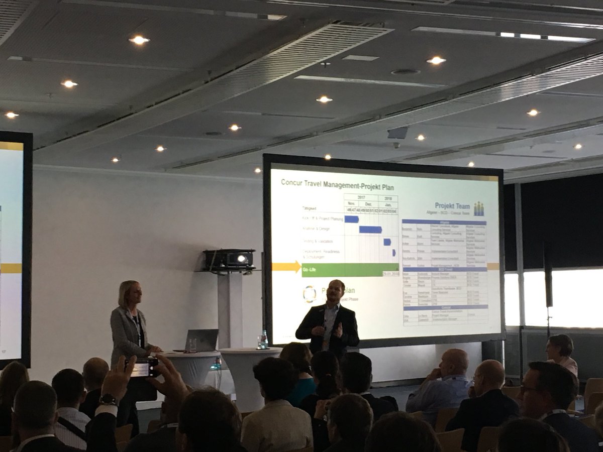 WelschLehmann's tweet photo. Dreamteam @bcdtravel_de und Allgeier Consulting teilen ihre Erfahrung in der Implementierung von @SAPConcurDE auf   #SAPConcurFXDE https://t.co/dc1kXGkbxO