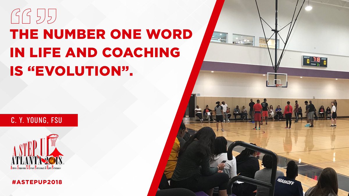 AStepUpFHA's tweet image. EVOLVE: “Cars get better, shoes get better, YOU have got to get better.”

-@CoachSEEWHY12 

#AStepUp2018 #NextLevel2018