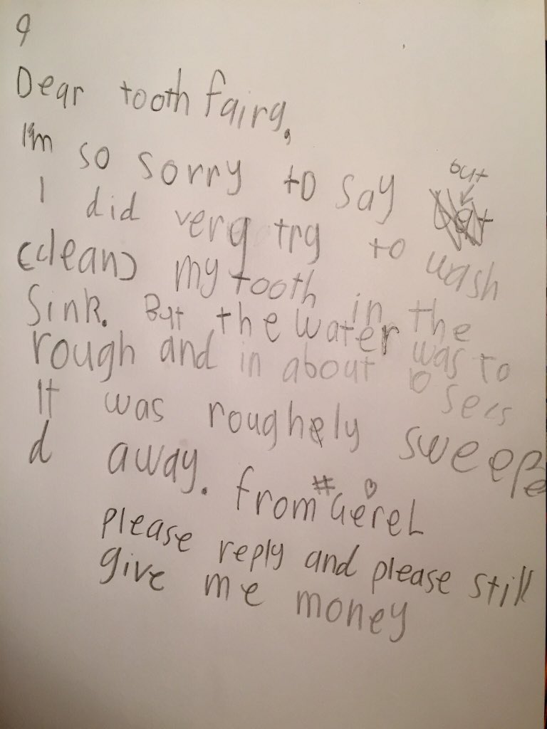 OyukaMDPhD's tweet photo. Just found this in my 6yo’s room. Cried about the innocence and laughed at the $$ bit... Don’t know what to reply... Help me #parenttwitter. @BrowofJustice my heart just exploded with the sweet pain of #mothering 😌👧🏻💞 https://t.co/iNAUIJxvBQ