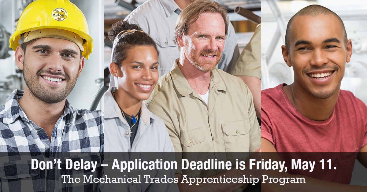 ualocal486's tweet photo. MARTINSBURG, WEST VIRGINIA APPRENTICESHIP SCHOOL
Earn While You Learn. Total Package: $45K+ first year while learning, $117K+ upon graduation. Apply online: https://t.co/FP85kCS70P    

#graduates #skilledtrades #jobs #CareerChange 
#hvac #welder #plumber https://t.co/9ZPF9QJANg