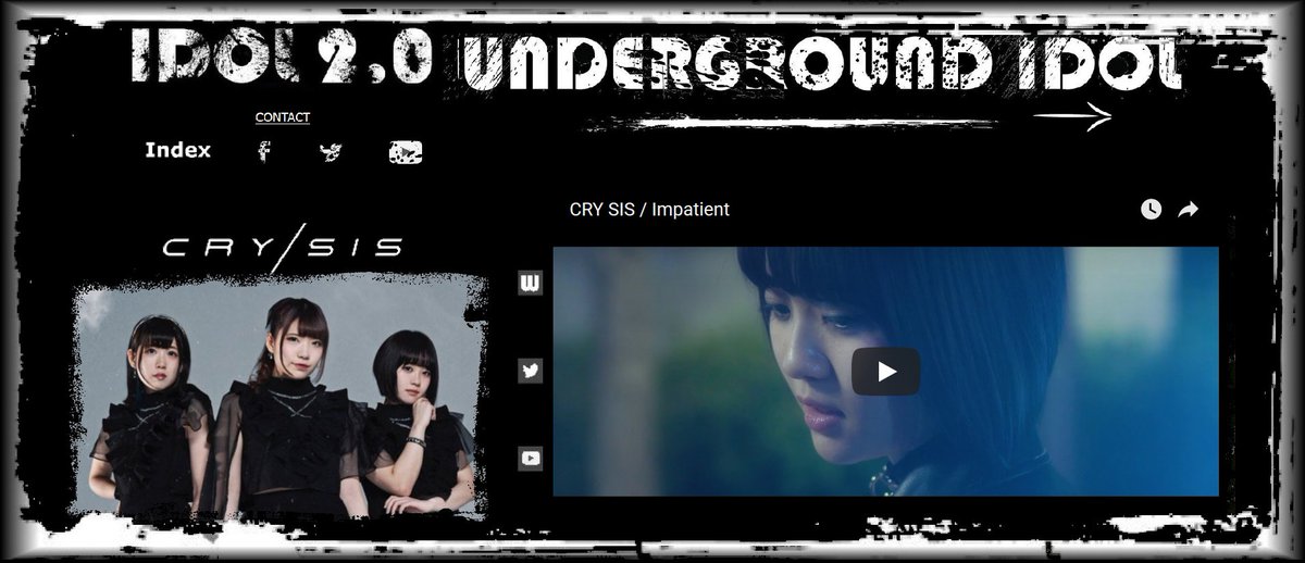 foureyedwill_'s tweet photo. Just added #CRYSIS #FastView on #IDOL2dot0 #Underground & #Altidol #代替アイドル
Official→ @crysis_unei
Members
@crysis_yuka
@crysis_anna
@crysis_hitomi
https://t.co/Y9fuQ07b2w https://t.co/LySAWrh5HA