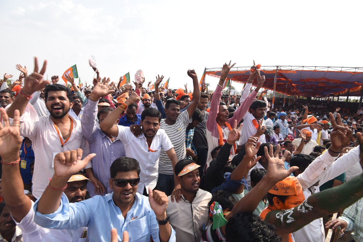 JoshiPralhad's tweet image. Glimpses of shri @narendramodi ji rally in Vijayapura #KarunadalliModiHawa #KarnatakaTrustsModi #NaavuModiJothe @BJP4Karnataka