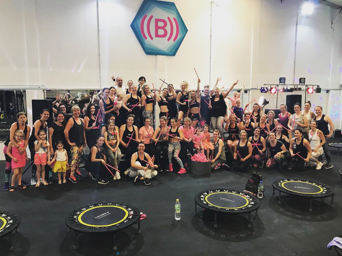 This was the launch of our brand new ((B)) BEATS class yesterday at HQ! We had a crazy time and the vibe was just awesome. For a limited time only our Thursday class is FREE!!! Book now and try it for yourself bouncefitbody.com/book