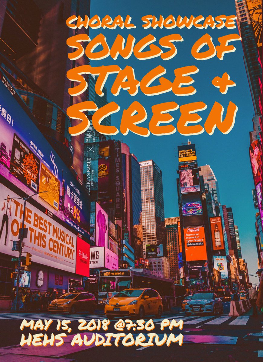 hehschoirs's tweet photo. One week until showcase!  May 15, 7:30pm. @HoffmanHS auditorium. #hoffmanmusic Don’t miss it! https://t.co/APWVnCUR9P
