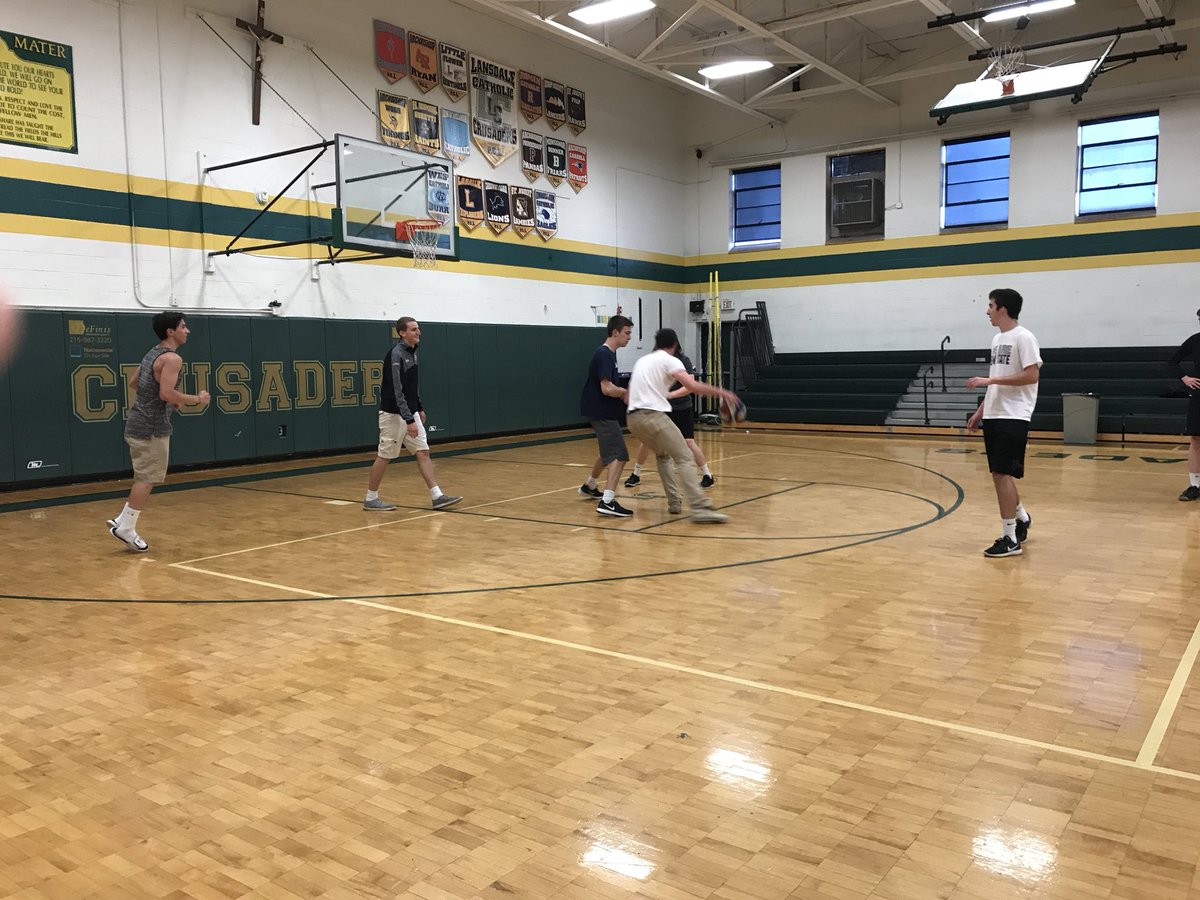 Dropped a winnable 5 setter to Abington last night.  Wed we head to La Salle JV 5 pm followed by Varsity.  Thanks to a our alums who came back to support us 💚💛🏐 an alumni 🏀 game broke out after the match which is par for the course in LCBVB! <a href="/LCCrusaders/">Lansdale Catholic</a> <a href="/mpcabrey/">Mike Cabrey</a>