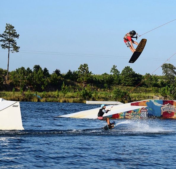 Weekend plans? #SharkWakePark, Aqua Park &amp; rentals will be open to the public for FREE this Saturday, May 12th from 12-4pm! P.S. They will be shooting and filming for commercial use, so all attendees need to be comfortable being photographed. 📸 #NorthMyrtleBeach