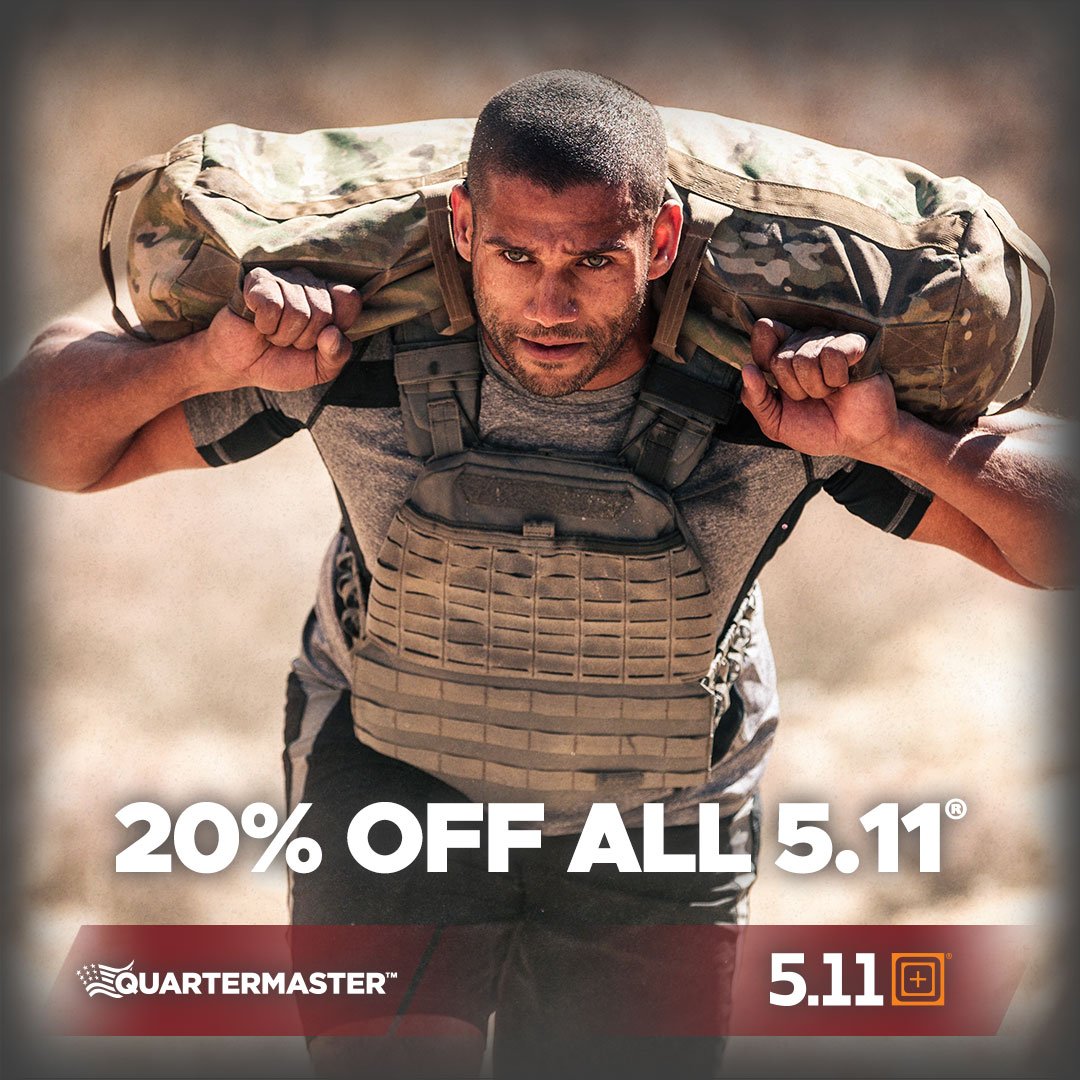 🚨5.11 Tactical Days at Quartermaster🚨 -- This RARELY happens, SAVE 20% on ALL 5.11 Gear! SHOP NOW at: qmuniforms.com/brands/5-11-ta…