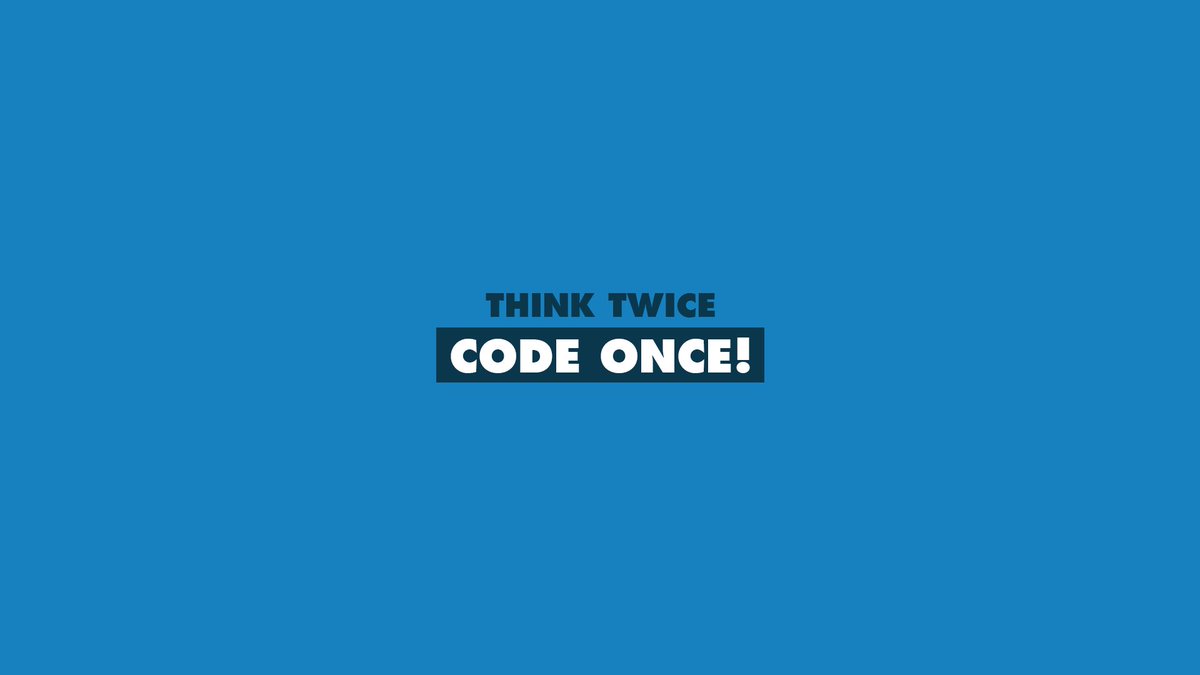 sidinsomniac's tweet image. Two lines. Four Words. Enough to solve a lot of problems.
#javscript #programming #100DaysOfCode
