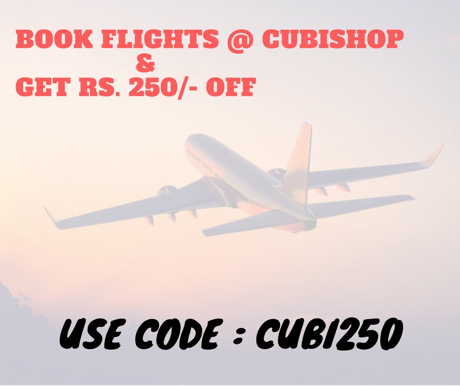 cubishopcom's tweet photo. Now book all your #flights with lowest economic fare at #Cubishop and get Rs. 250/- off. 
#UseCode: CUBI250
#ForBookings: https://t.co/RKOgtv3K51 
#Visit: https://t.co/JtWUuw2UnC https://t.co/A2wKCAw9eN