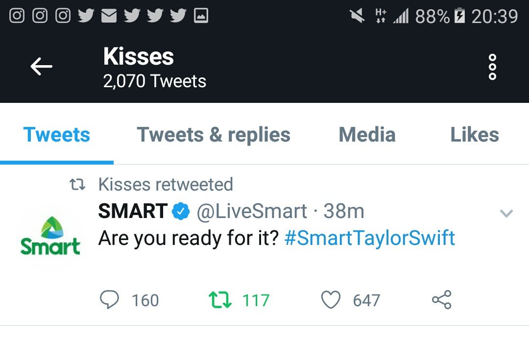 thepinkrose12's tweet image. @delavinkisses is so Ready @LiveSmart 
#SmartTaylorSwift 
#ChalkLovesKisses