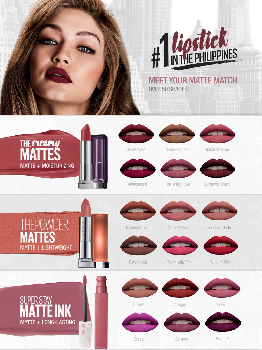 Maybelline Ph On Twitter Keep Your Lip Game On With Our