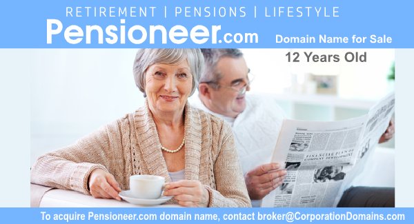 Pensioneer·com #DomainName for sale. 12 years old #pensioneer #pensioneers #pension #pensions #retirement #retirementplanning #planningretirement #pensioninsurance #senior #seniors #Domains #DomainsForSale #Dictionary #DomainsList #DomainsIndex #DomainInfo PM