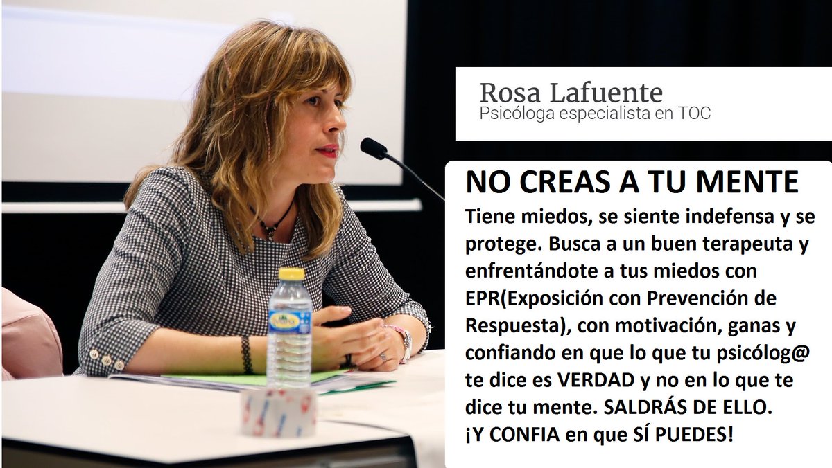 NO CREAS A TU MENTE: tiene miedos, se siente indefensa y se protege. Busca a un buen terapeuta y enfréntate a tus miedos con EPR (Exposición con
Prevención de Respuesta), con motivación y  ganas, confiando plenamente en tu psicólogo, no en tu mente.