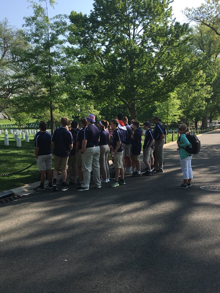 PrincipalPopp's tweet photo. Respectful at Arlington National Cemetary https://t.co/lks8J6EwDJ