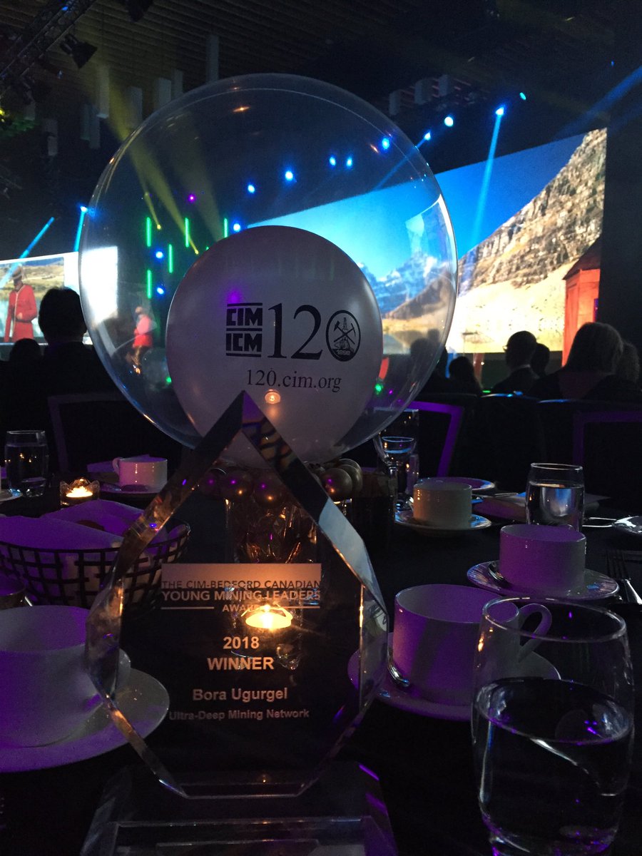 CEMI_mining's tweet photo. Congratulations to our CEMI COO, Bora Ugurgel, on receiving a CIM-Bedford Canadian Young Leaders Award last night @CIMorg https://t.co/feQOm7QGwX