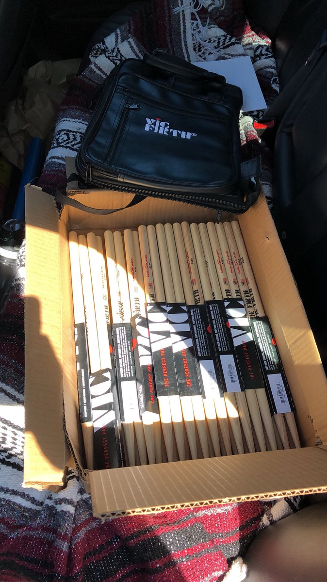 Thanks <a href="/vicfirth/">Vic Firth</a>