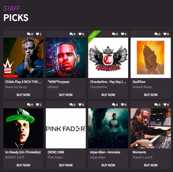 airbit's tweet photo. New staff picks are up! Featuring @illestBeatMaker @iDBeatz @chorderline @makaihbeats @KingLuce @PinkFader @_ArjaeAllen @trenchlordb 🔥🚀🎹 check em out at https://t.co/fGv5AoSfx8 https://t.co/0lEjBQKnmI