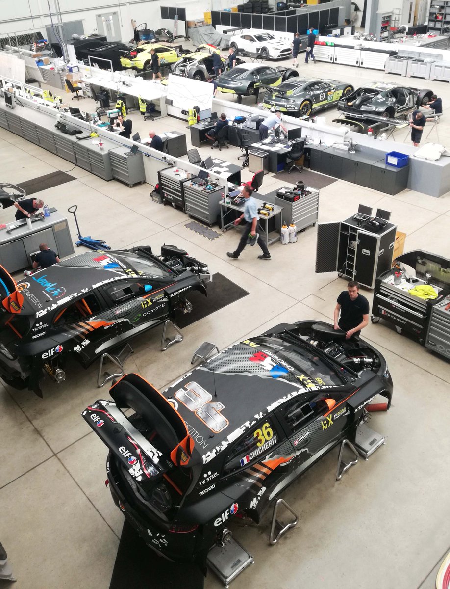 prodrive's tweet photo. Two FIA world championship teams together under one roof https://t.co/ElSZ7sic09
