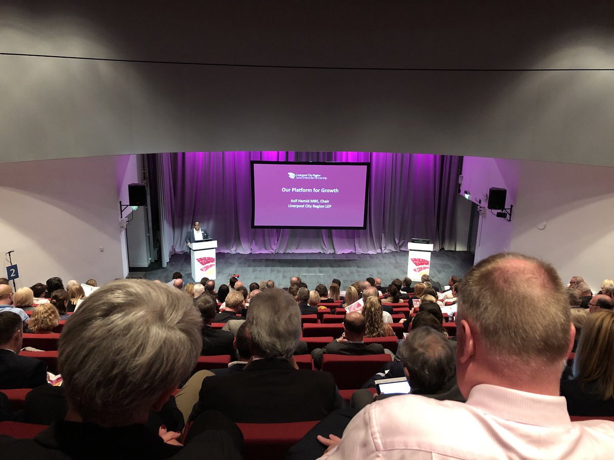 Hearing about both the challenges and opportunities facing the city region at LEP Annual Conference 2018, this afternoon #LCRLEP18