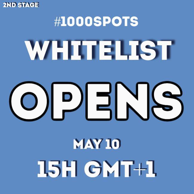 PhantasmaChain's tweet photo. The second round of the #phantasma whitelist is going to open May 10, at 15h GMT+1 (Lisbon/UK timezone).

Don't miss it, it is the last chance to get whitelisted! https://t.co/Mb5Uppyh2m