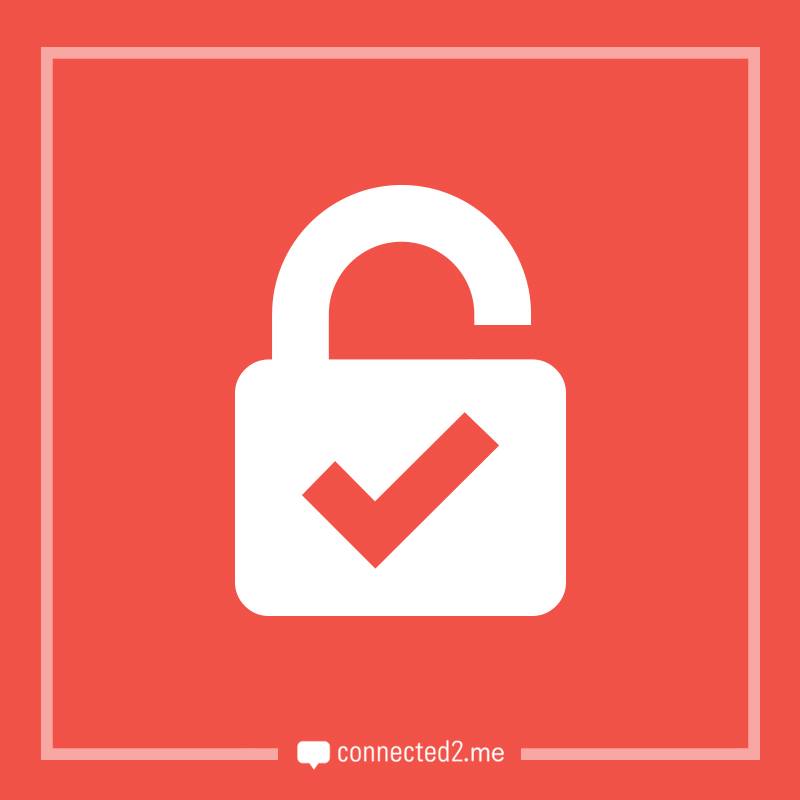 connected2me's tweet image. New Feature!🎉 Now you can create special Connected2.me password from settings menu and make the app more private!