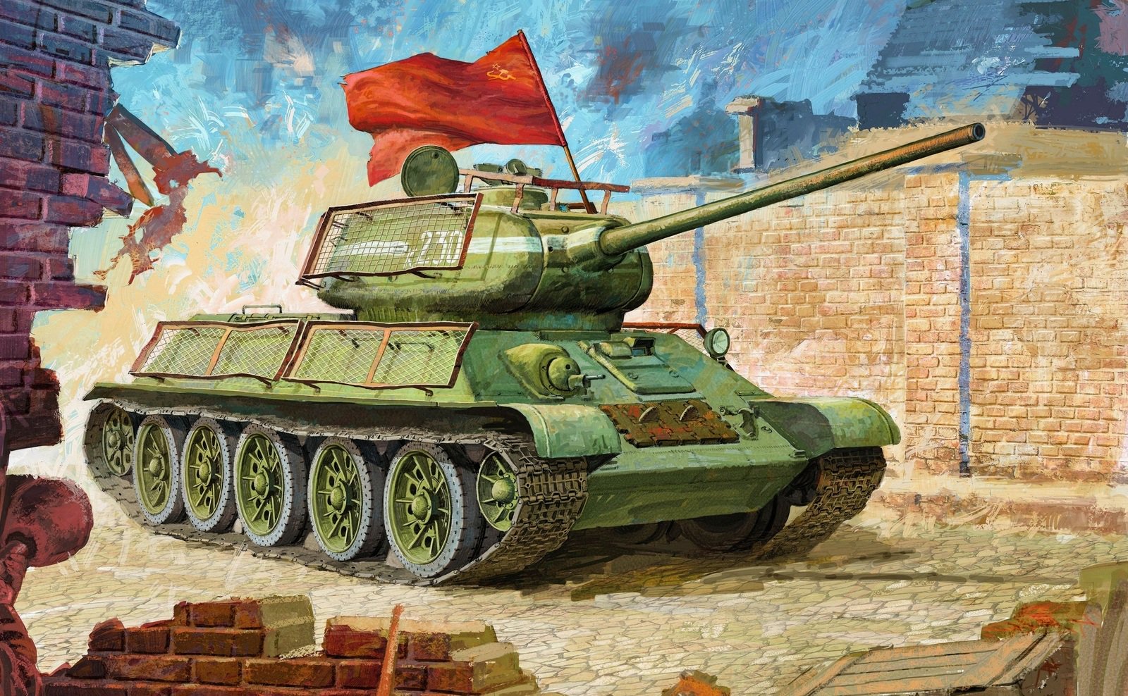 Старые открытка сч танком к 9 мая, можно