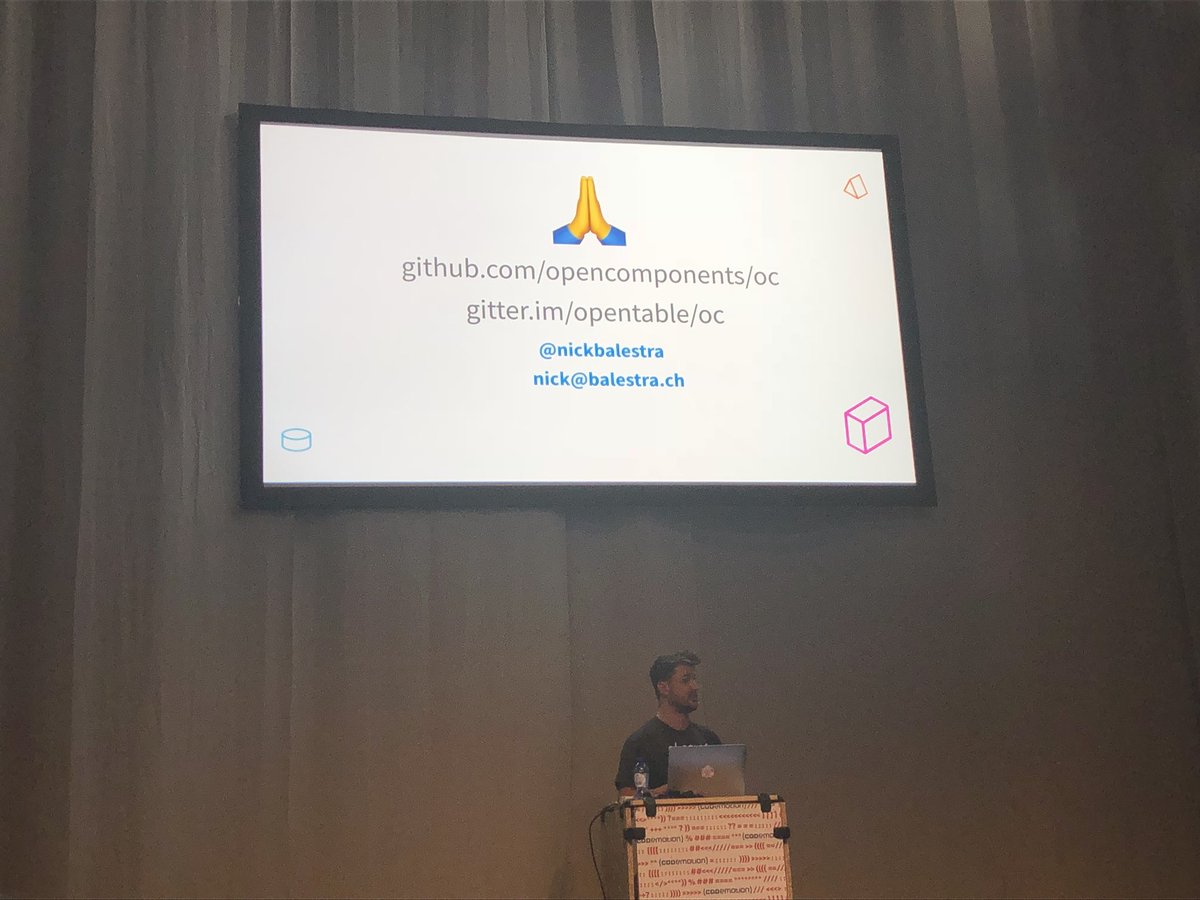 matteofigus's tweet image. #opencomponents talk from @nickbalestra at @CodemoAmsterdam github.com/opencomponents…