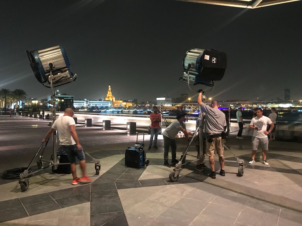ResolutionDoha's tweet image. 45 crew members, gruelling 7-day shoot, an average of 16 hours per day, 40+ degree heat and sandstorms. Well done team Resolution, another great achievement.

#ResolutionFilms #FilmProduction #FilminginQatar #Filming #FilmCrew #Behindthescenes #BTS #Doha #Qatar