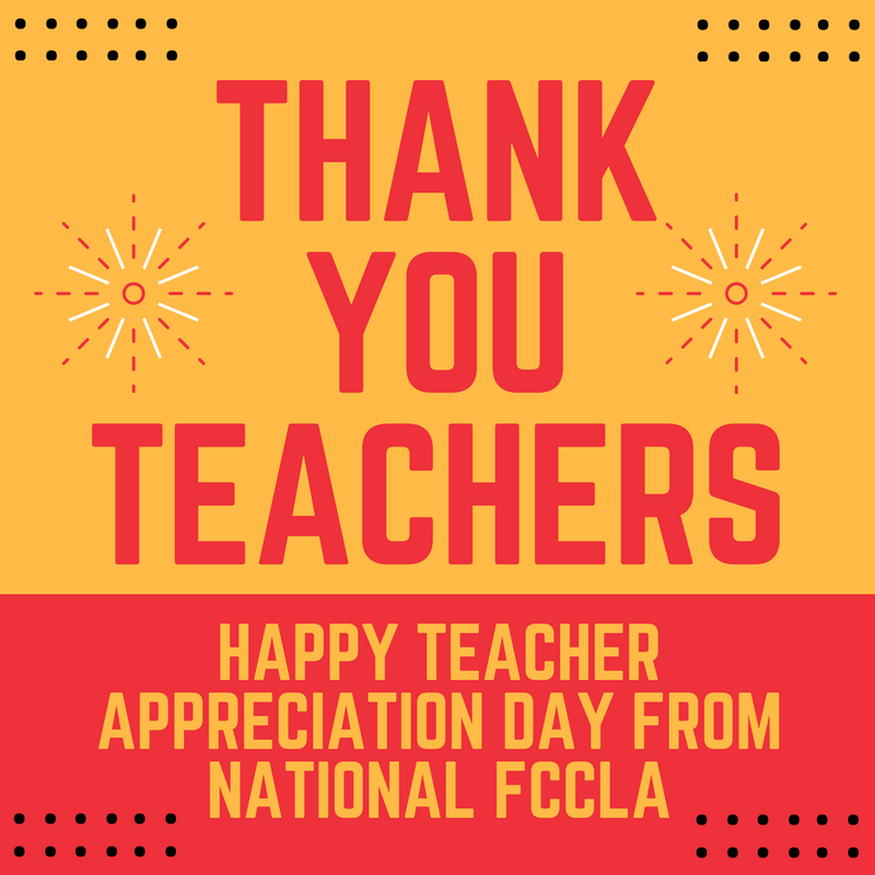 Thank you FCCLA Advisers for all that you do!