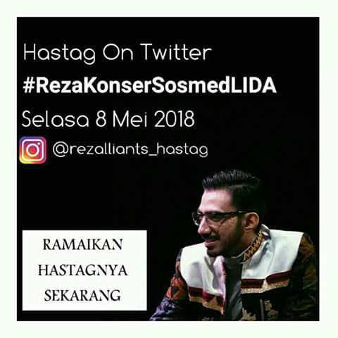 Semangattttt.. #RezaKonserSosmedLIDA