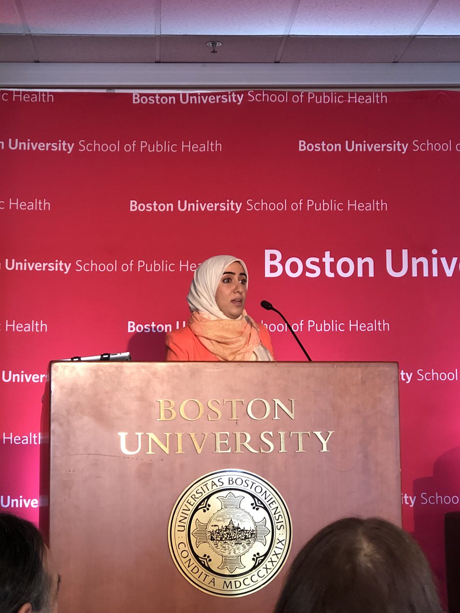 BekRx's tweet photo. @AltafSaadiMD - need to challenge the common narrative of immigration. Not just a Latino issue, families can have mixed documentation status, administration attacks on refugees &amp; asylum seekers. #BUSPHsymposia #LancetUSA https://t.co/g6TRrHbjhL