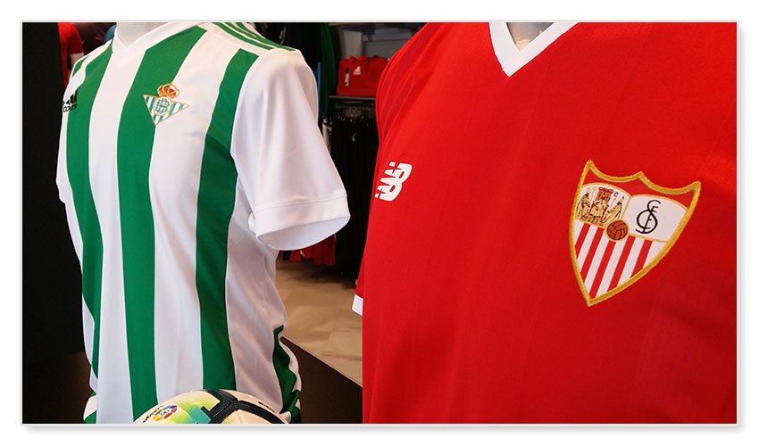 ¿Aún no te has hecho con tu camiseta a 4 días para el derbi? Todavía estás a tiempo. En Soccerfactory te puedes hacer con ellas a precio de fin de temporada, en nuestras tiendas físicas o la tienda online soccerfactory.es