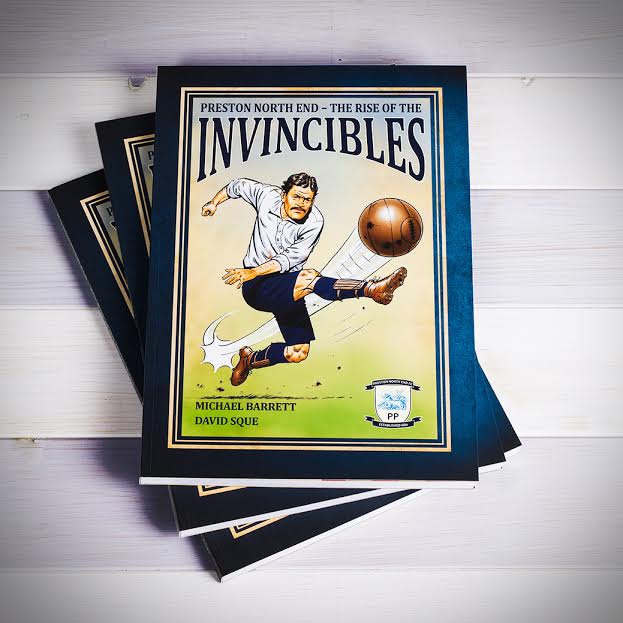 InvincibleBooks's tweet photo. Will be talking all things #pnefc #Invincibles on Weds 2pm at Lostock Hall Library  ⚽️ #FootballLeague #FirstChampions #Preston #FootballHistory #GraphicNovel https://t.co/GhD6vr5Ey5