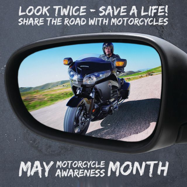#MotorcycleAwarenessMonth2018 
#CompleteCycleofRome 
#Weseeyou 
#LookTwiceSaveALife 
#SHARETOMAKEAWARE