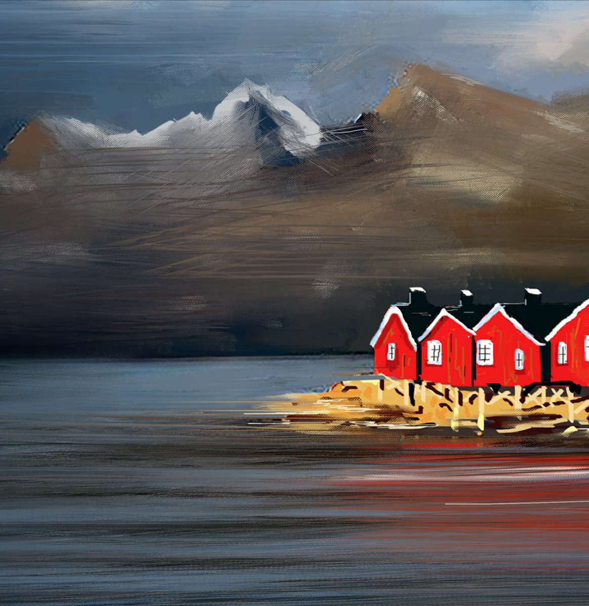 Fantasy #Painting Are you CURIOUS? goo.gl/NEKFdE  
#art #contemporaryart #artwork #design #artist #instaart #arte #fineart #modernart #contemporary #artoftheday #interiordesign #interior #BeachHouse #beachlife #beach #decoration #creative #homedecor #paintings #Fishing