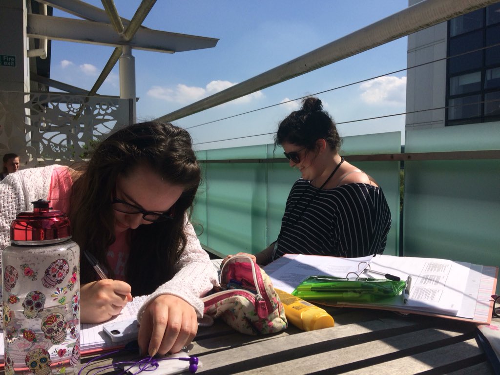 Annie_Matt90's tweet image. Studying hard in the library with @RossCadman_OT @Sophie_Watts_OT @BeccaTearle #OTComm #studygroup #Sunshine