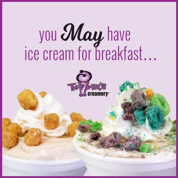 Topper's Creamery tweet media