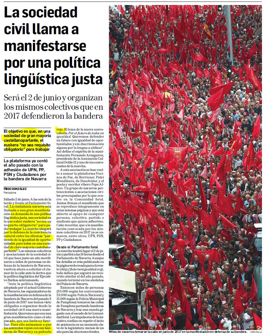 Venimos con un nuevo modelo de periodismo: el nostradamus

1) La del 2 de junio será una gran manifestación. Si, si, ya hemos decidido que será enorme.

2) PSN también la apoyará